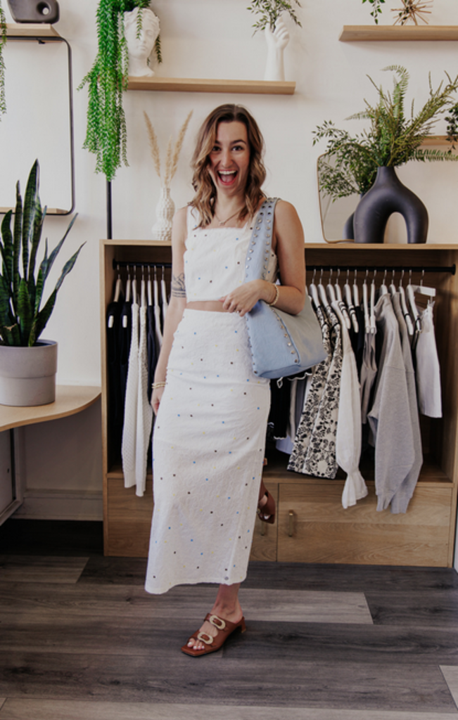 SCOTCH & SODA CLEMENTINE BEADED SKIRT