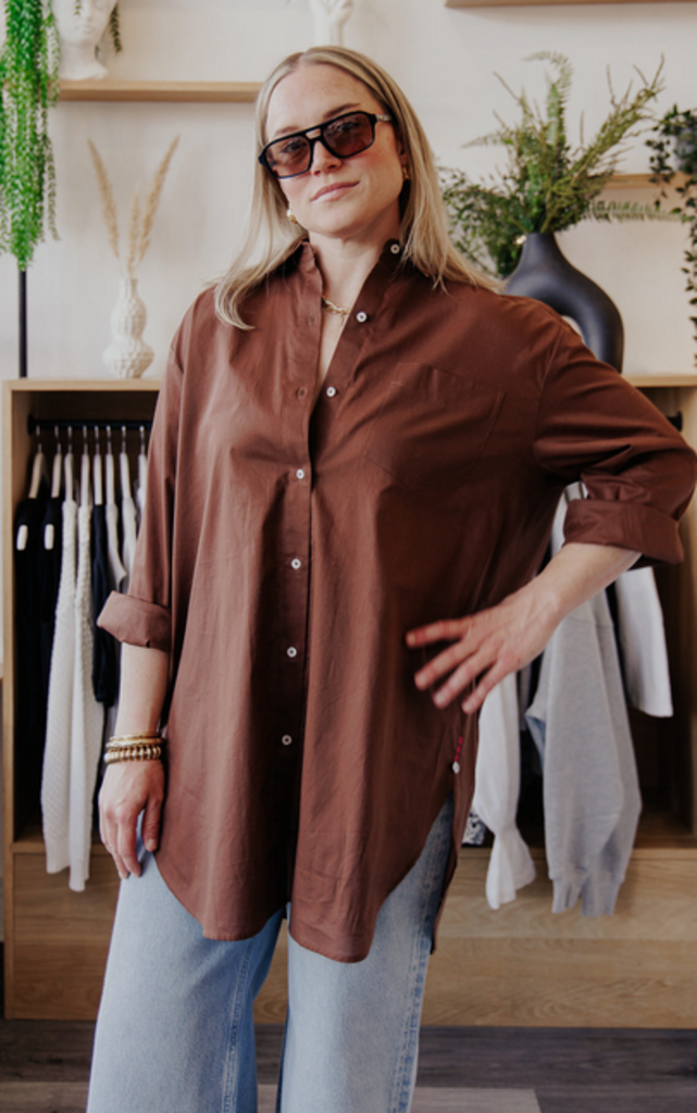 SCOTCH & SODA MONTANA OVERSIZED BUTTON UP