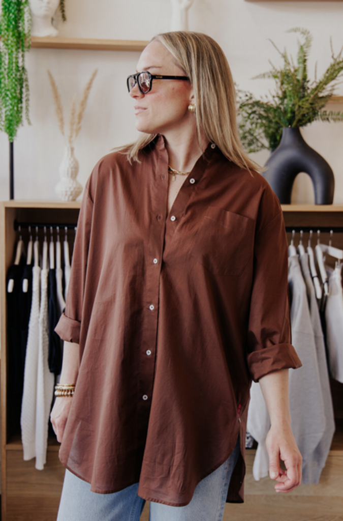 SCOTCH & SODA MONTANA OVERSIZED BUTTON UP