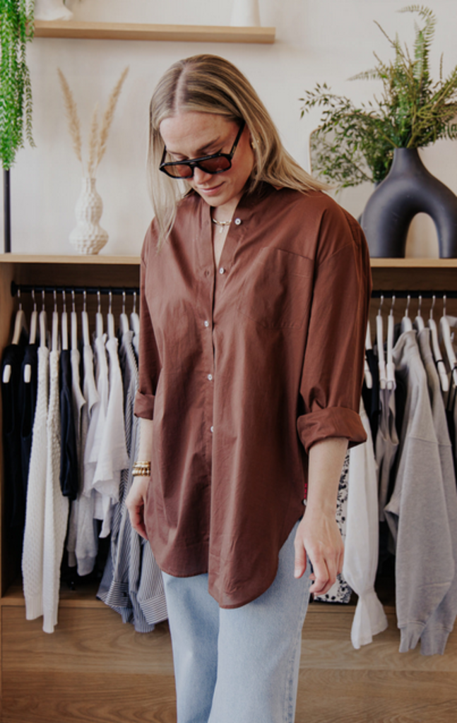SCOTCH & SODA MONTANA OVERSIZED BUTTON UP