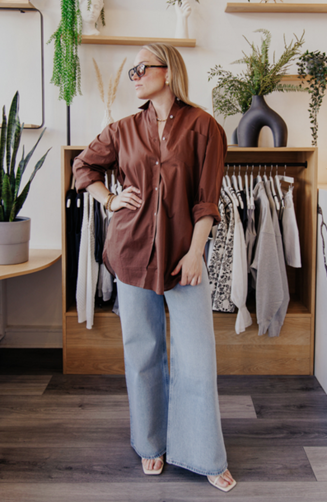 SCOTCH & SODA MONTANA OVERSIZED BUTTON UP