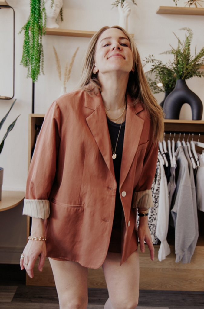 SEE U SOON ROUX OVERSIZED BLAZER