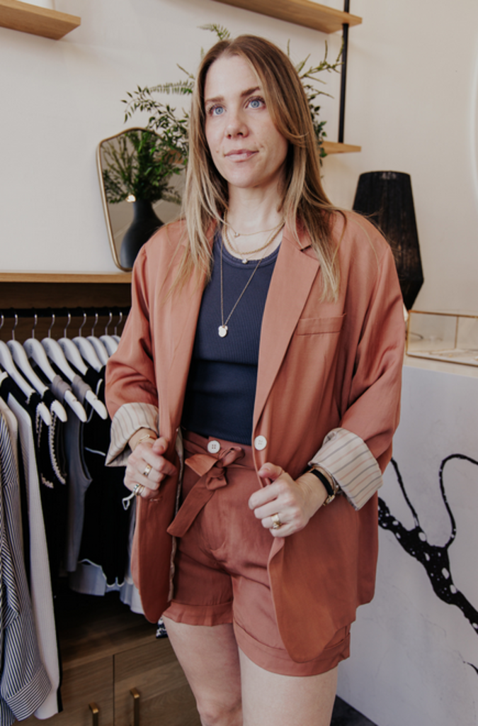SEE U SOON ROUX OVERSIZED BLAZER
