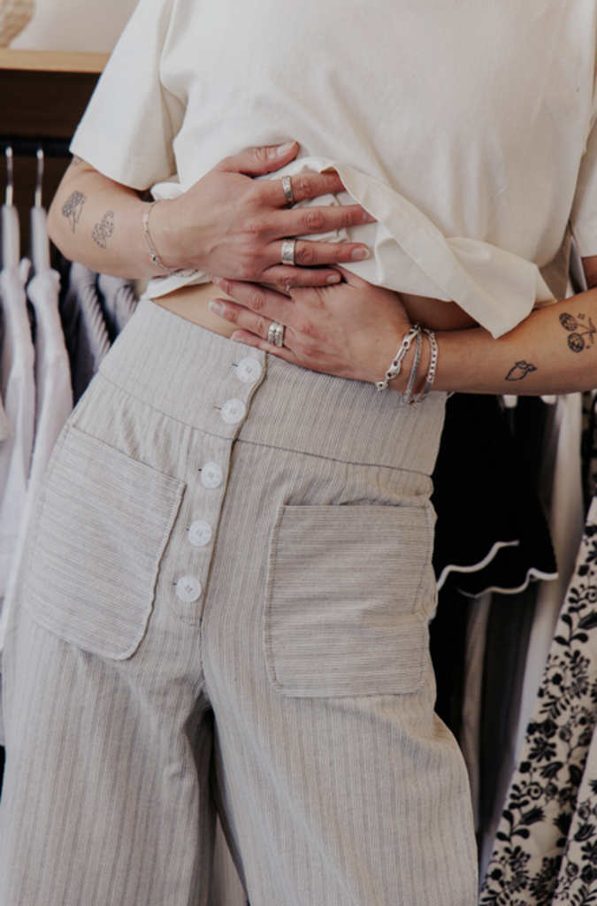 MAISON ANANA LIEDE PIN STRIPE PANT