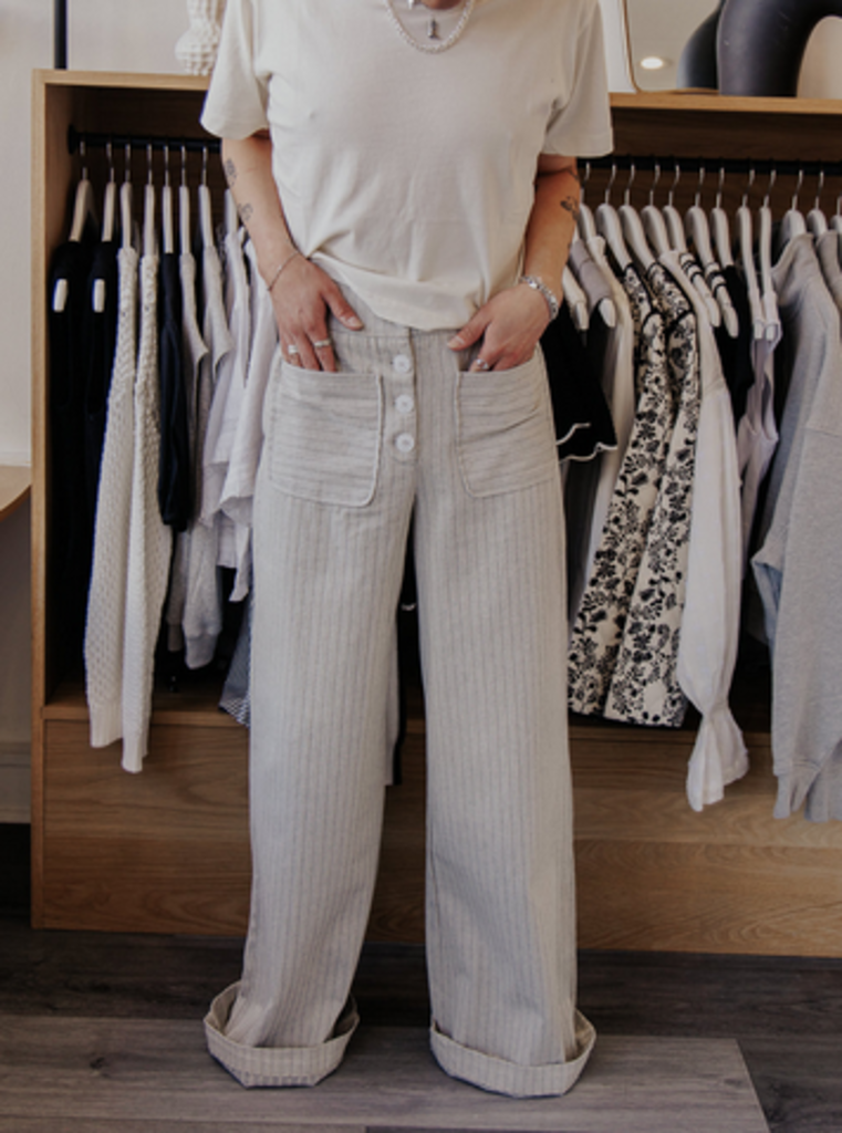 MAISON ANANA LIEDE PIN STRIPE PANT