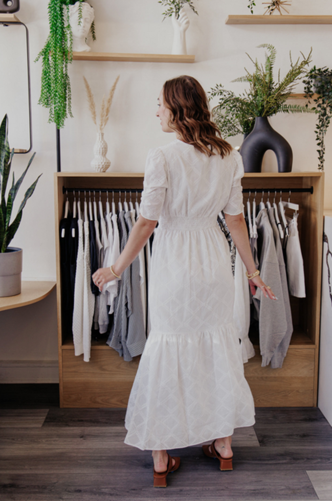 SAGE THE LABEL SUNLIT PATH TWIST FRONT MAXI DRESS