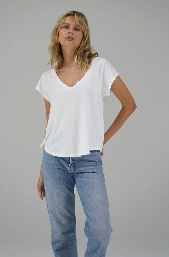 LNA KADEN COTTON V NECK