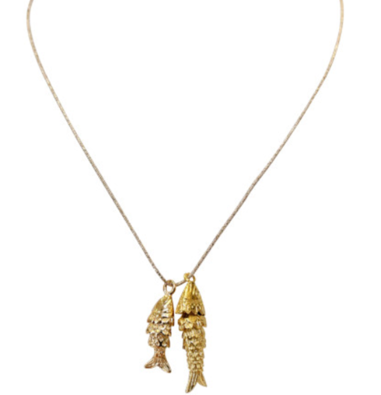 SOPHIE DECHAMPS SARDINA DUO NECKLACE