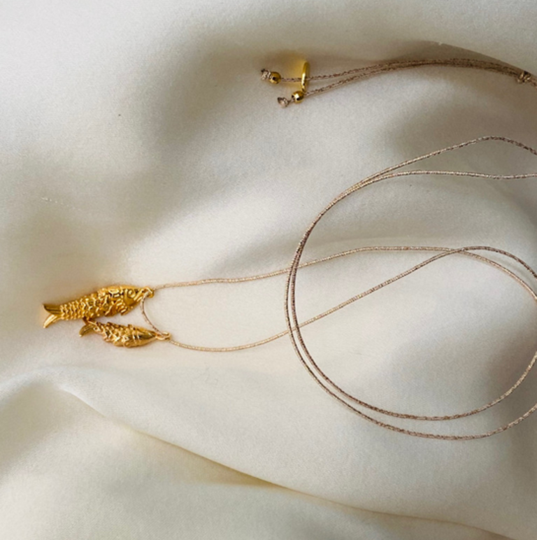 SOPHIE DECHAMPS SARDINA DUO NECKLACE