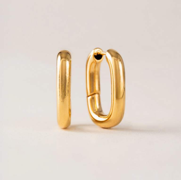 LOVER'S TEMPO MIDI PAPERCLIP PUFF HOOPS