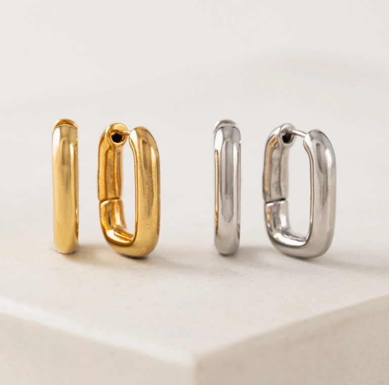 LOVER'S TEMPO MIDI PAPERCLIP PUFF HOOPS