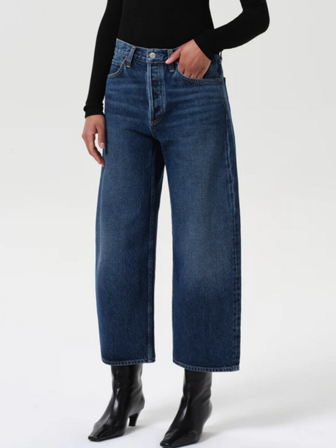 ラ*中様 新品shoop 21AW CHALCEDONY LACE DENIM SHOOP 21AW CHALCEDONY LACE DENIM PANTS Chap Denim Pant (Indigo