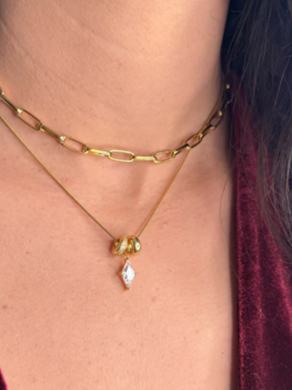 JURATE LA ENHANCE CHARM NECKLACE