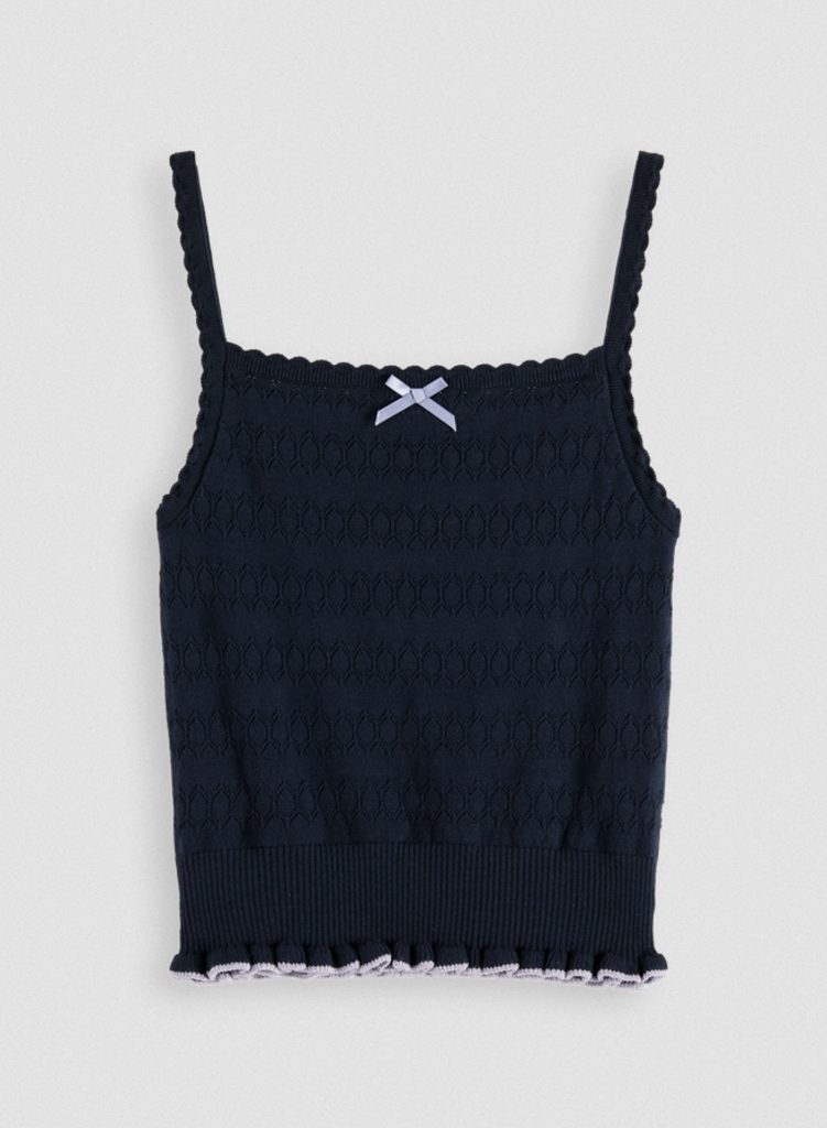 SCOTCH & SODA POINTELLE KNITTED TANK