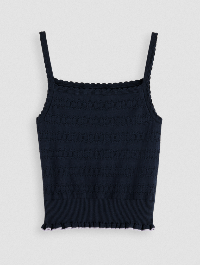 SCOTCH & SODA POINTELLE KNITTED TANK