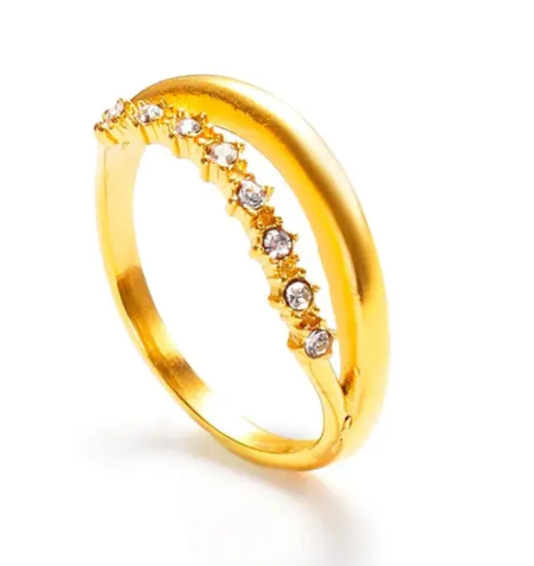 LOVER'S TEMPO SATURN DOUBLE RING