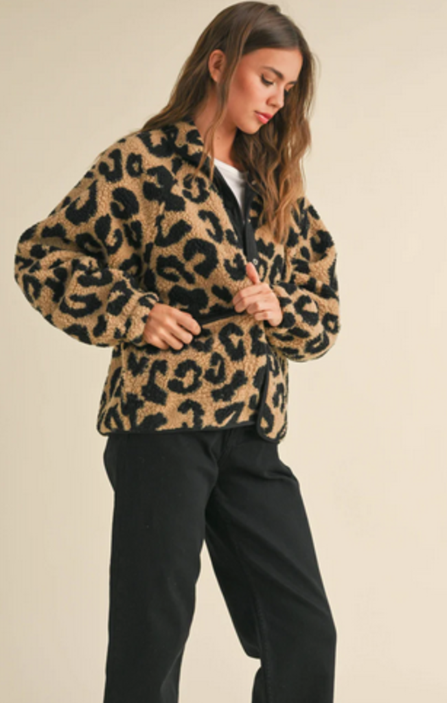 PATTERN SHERPA JACKET