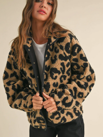 PATTERN SHERPA JACKET PATTERN SHERPA JACKET