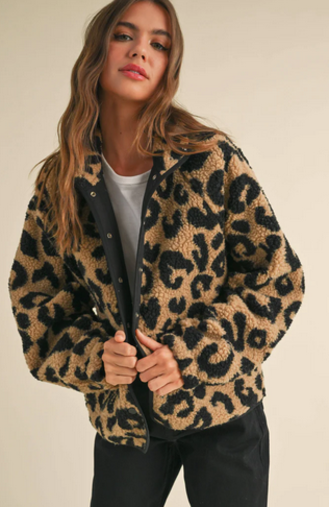 PATTERN SHERPA JACKET