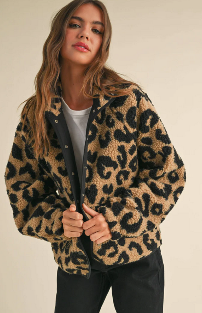 PATTERN SHERPA JACKET