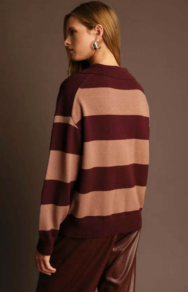 DELUC NICK POLO SWEATER