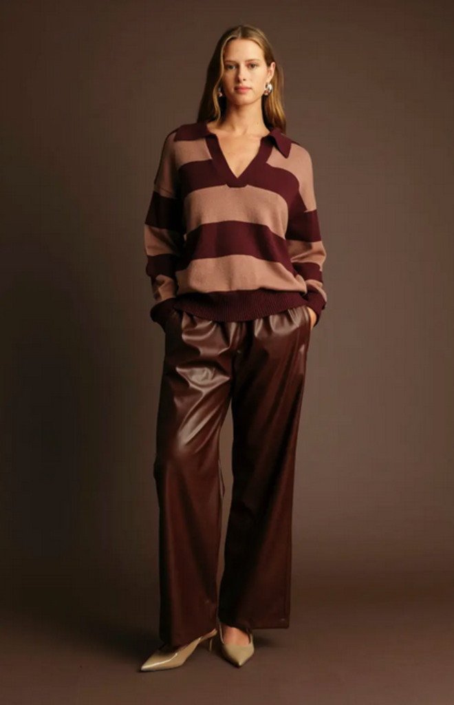 DELUC NICK POLO SWEATER