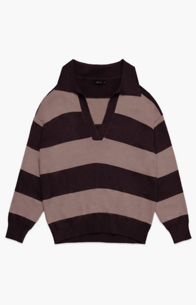 DELUC NICK POLO SWEATER