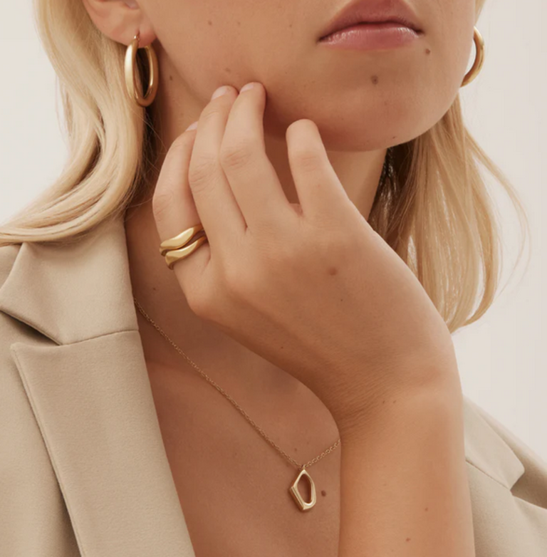 TWENTY COMPASS CURVES RING SET