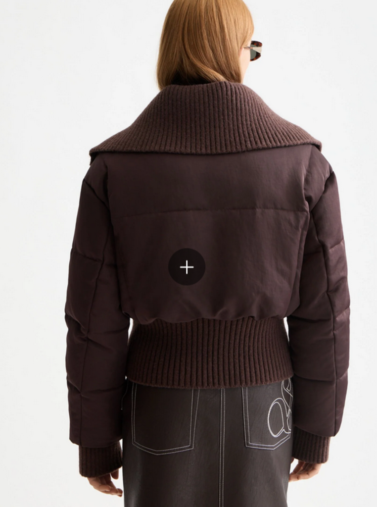 SCOTCH & SODA AVIATOR COLLAR PUFFER