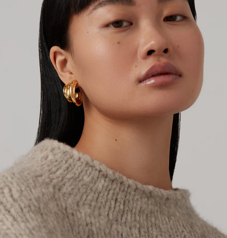 JENNYBIRD LEONA HOOPS