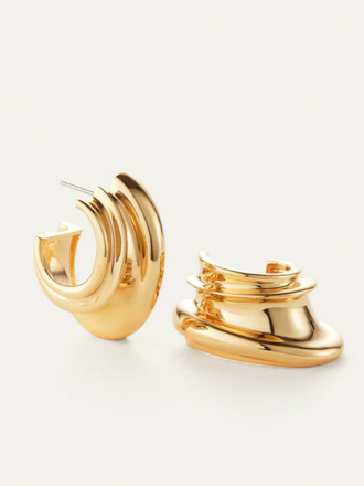 JENNYBIRD LEONA HOOPS