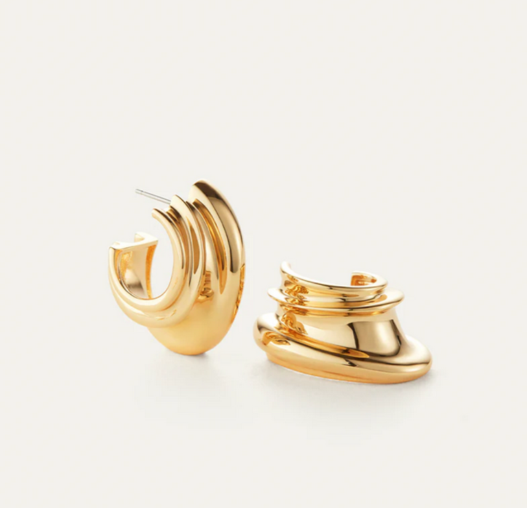 JENNYBIRD LEONA HOOPS