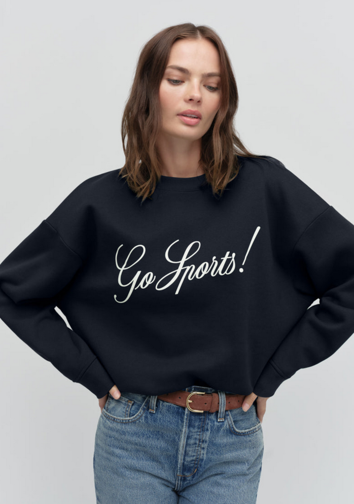 FAVORITE DAUGHTER THE GO SPORTS SCRIPT SWEATSHIRT