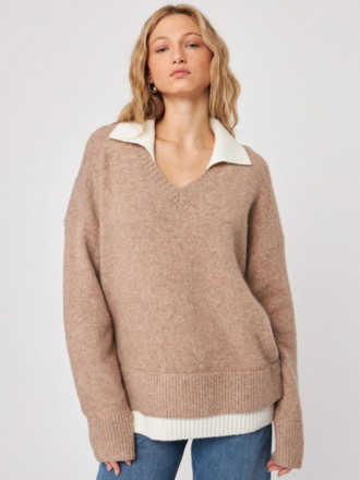 JOHN & JENN SAGE SWEATER