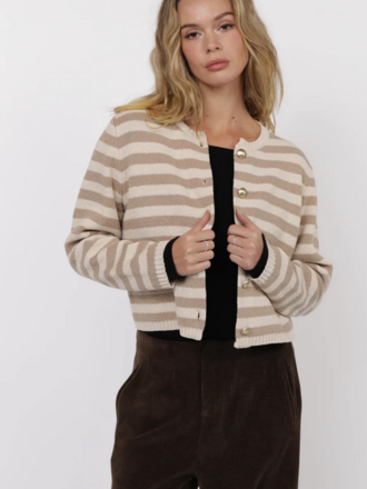 SAGE THE LABEL DAPHNE STRIPE CARDIGAN