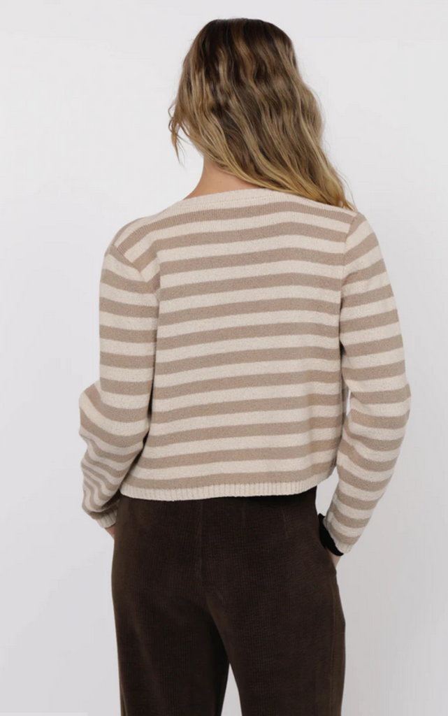 SAGE THE LABEL DAPHNE STRIPE CARDIGAN