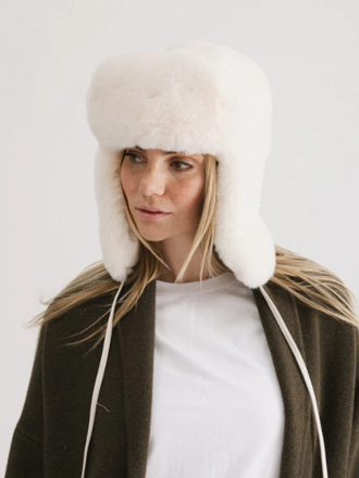 GIGI PIP LOGAN FAUX FUR TRAPPER HAT GIGI PIP LOGAN FAUX FUR TRAPPER HAT