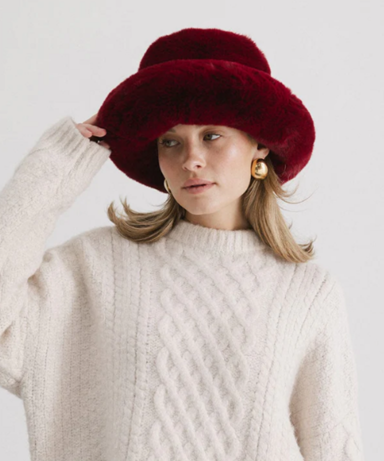 GIGI PIP PARKER FAUX FUR HAT