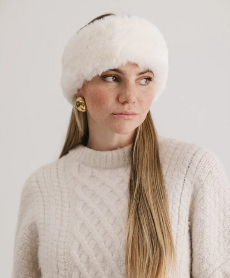 GIGI PIP MARGOT FAUX FUR HEADBAND