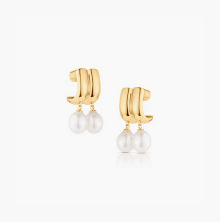 THATCH FRANKIE DOUBLE PEARL EARRING