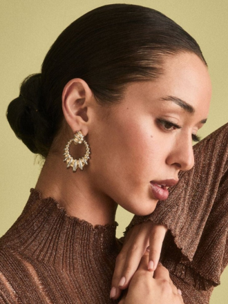 PETIT MOMENTS DIONNE STATEMENT EARRINGS