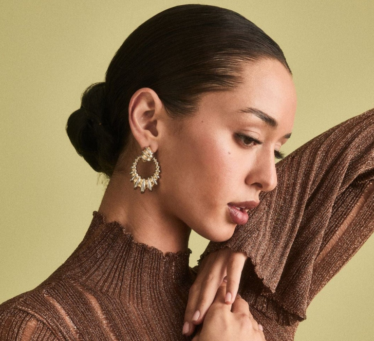 PETIT MOMENTS DIONNE STATEMENT EARRINGS