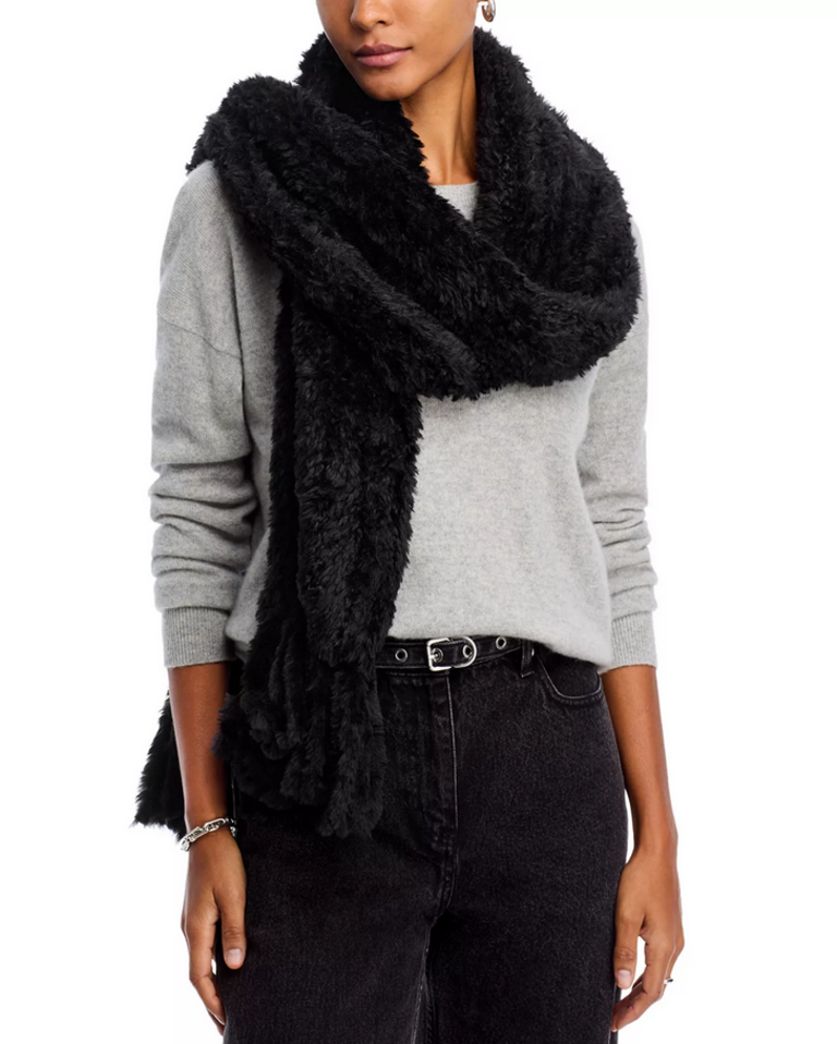 PLUSH FUR SCARF