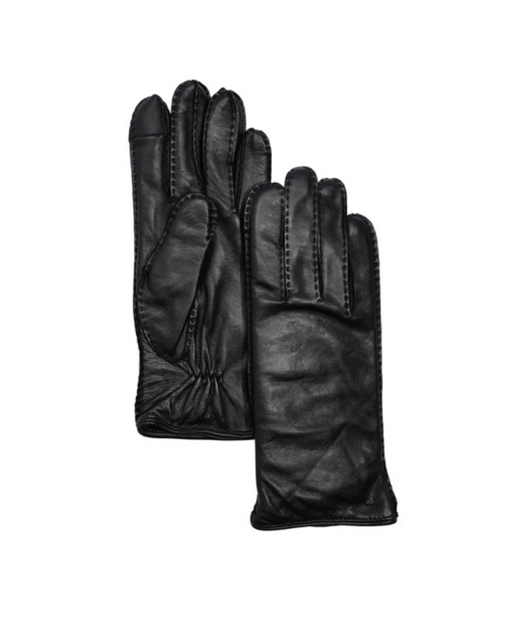 STITCH DETAIL LEATHER GLOVE