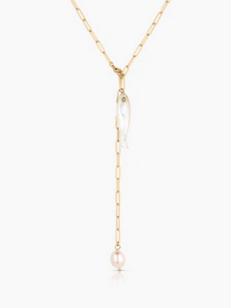THATCH LEA LARIAT NECKLACE