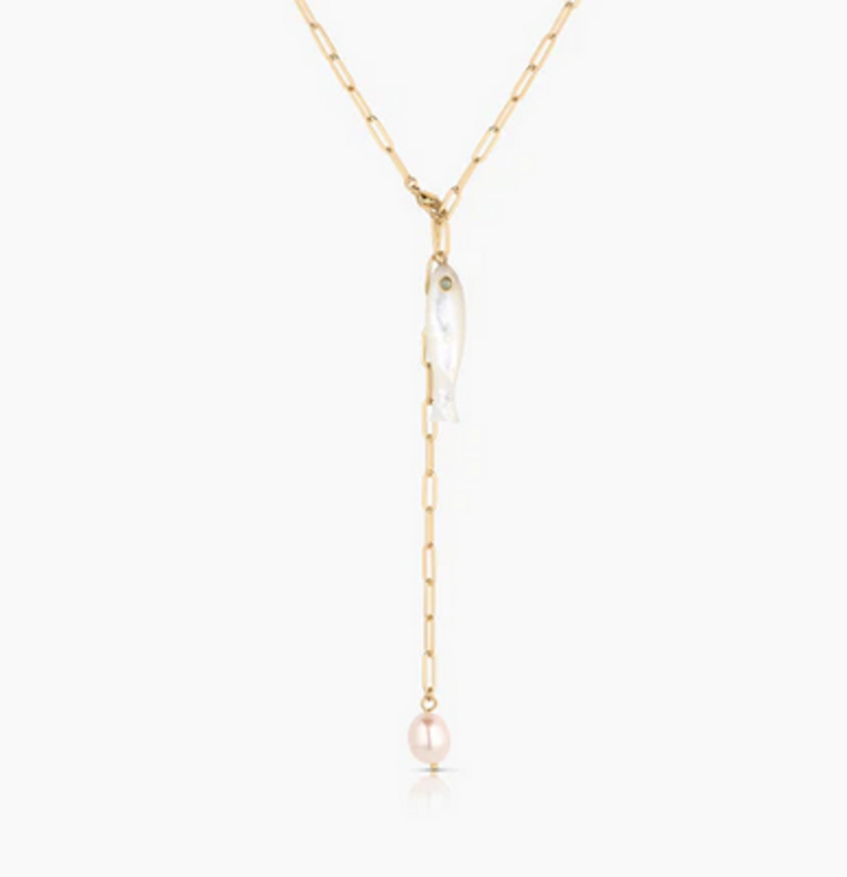 THATCH LEA LARIAT NECKLACE