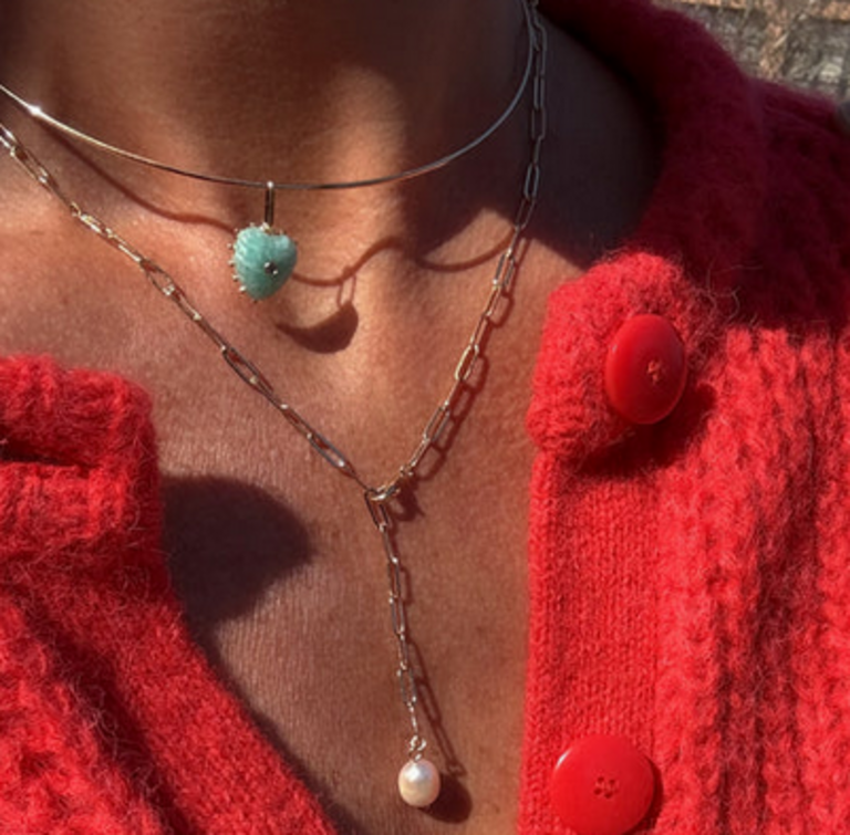 THATCH LEA LARIAT NECKLACE