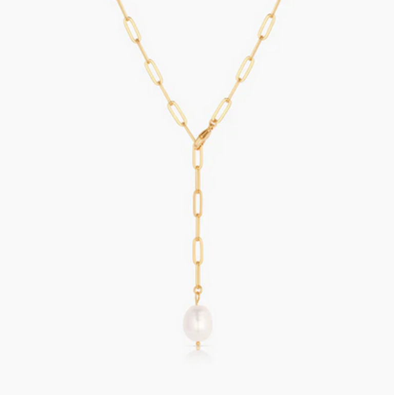 THATCH LEA LARIAT NECKLACE