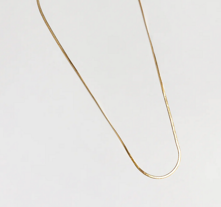 WOLF CIRCUS THIN HERRINGBONE NECKLACE