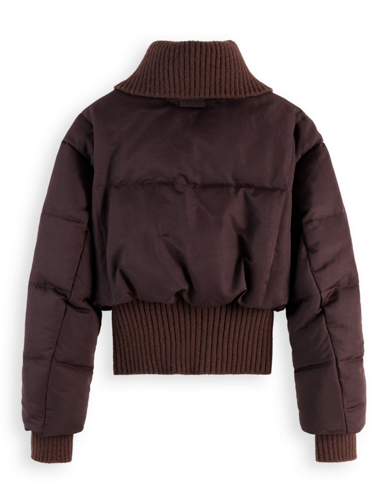 SCOTCH & SODA AVIATOR COLLAR PUFFER